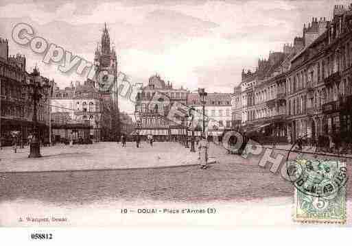 Ville de DOUAI, carte postale ancienne