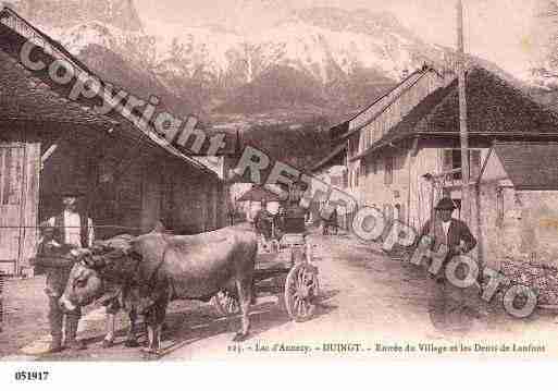 Ville de DUINGT, carte postale ancienne