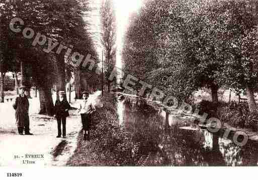 Ville de EVREUX, carte postale ancienne