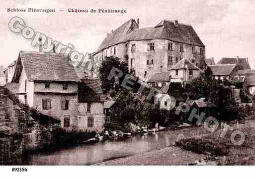 Ville de FENETRANGE, carte postale ancienne