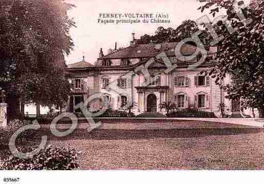 Ville de FERNEYVOLTAIRE, carte postale ancienne