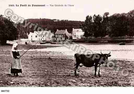 Ville de FORETFOUESNANT(LA), carte postale ancienne