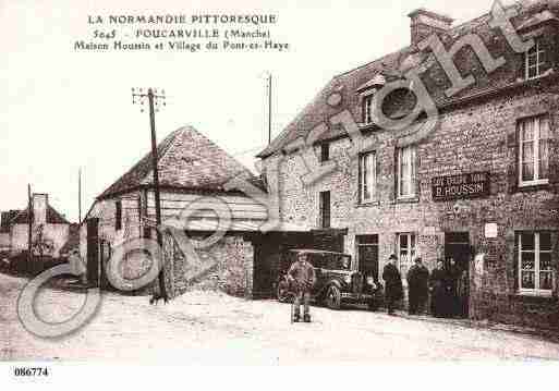 Ville de FOUCARVILLE, carte postale ancienne