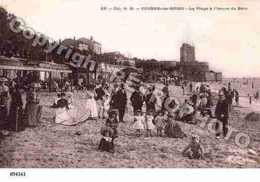 Ville de FOURAS, carte postale ancienne