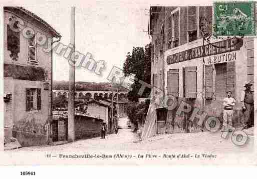 Ville de FRANCHEVILLE, carte postale ancienne