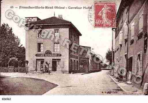 Ville de FRANCHEVILLE, carte postale ancienne