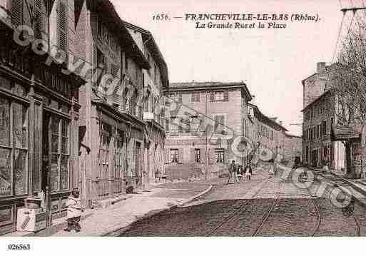 Ville de FRANCHEVILLE, carte postale ancienne