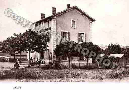 Ville de FRANCHEVILLE, carte postale ancienne