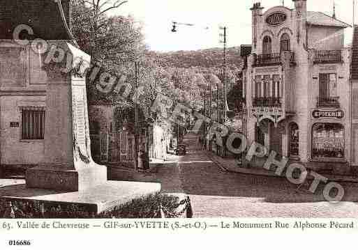 Ville de GIFSURYVETTE, carte postale ancienne