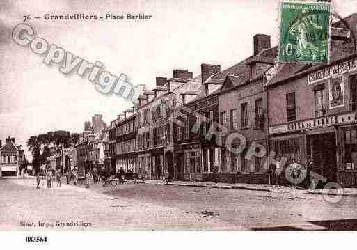 Ville de GRANDVILLIERS, carte postale ancienne