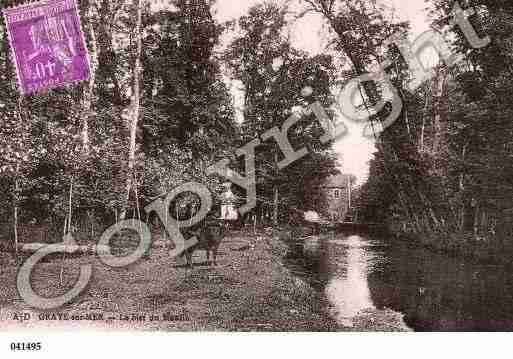 Ville de GRAYESURMER, carte postale ancienne