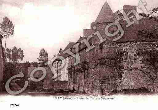 Ville de HARY, carte postale ancienne