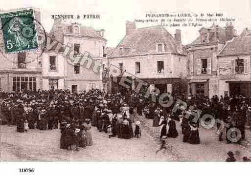 Ville de INGRANDESSURLOIRE, carte postale ancienne