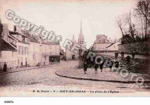 Ville de JOUYENJOSAS, carte postale ancienne