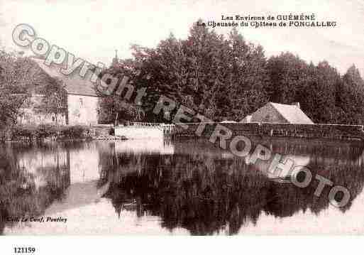 Ville de KERNASCLEDEN, carte postale ancienne Ville de KERNASCLEDEN, carte postale ancienne
