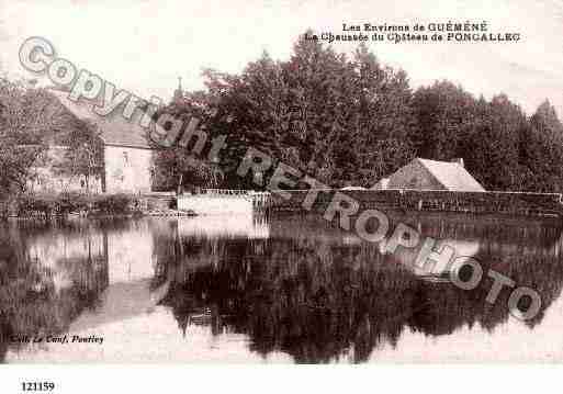 Ville de KERNASCLEDEN, carte postale ancienne