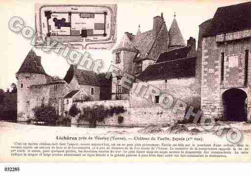 Ville de LICHERESAIGREMONT, carte postale ancienne