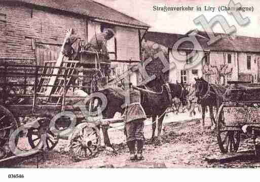 Ville de LIRY, carte postale ancienne