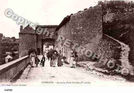 Ville de LIVERDUN, carte postale ancienne