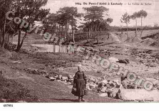 Ville de LOCTUDY, carte postale ancienne