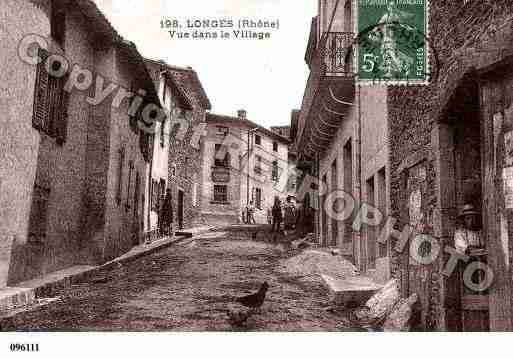 Ville de LONGES, carte postale ancienne