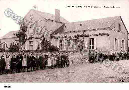 Ville de LOURDOUEIXSAINTPIERRE, carte postale ancienne