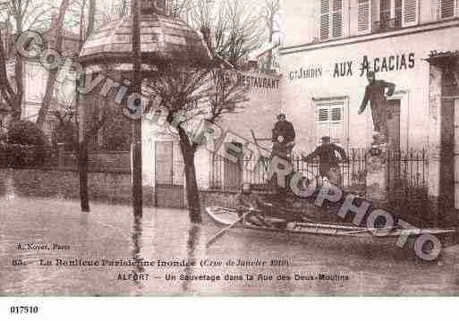 Ville de MAISONSALFORT, carte postale ancienne