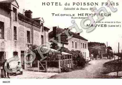 Ville de MAUVESSURLOIRE, carte postale ancienne