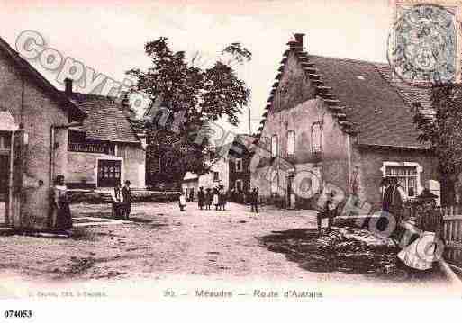 Ville de MEAUDRE, carte postale ancienne