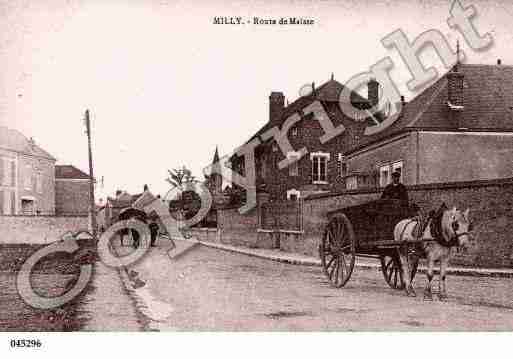 Ville de MILLYLAFORET, carte postale ancienne