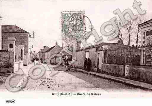 Ville de MILLYLAFORET, carte postale ancienne