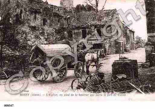 Ville de MISSYSURAISNE, carte postale ancienne