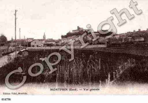 Ville de MONTFRIN, carte postale ancienne