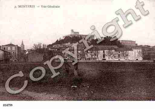 Ville de MONTFRIN, carte postale ancienne