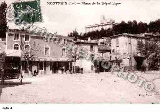 Ville de MONTFRIN, carte postale ancienne