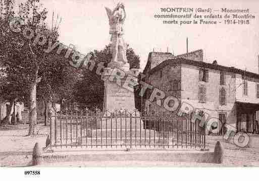 Ville de MONTFRIN, carte postale ancienne