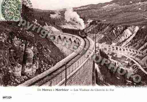 Ville de MORBIER, carte postale ancienne