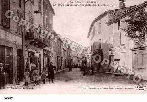 Ville de MOTTECHALANCON(LA), carte postale ancienne