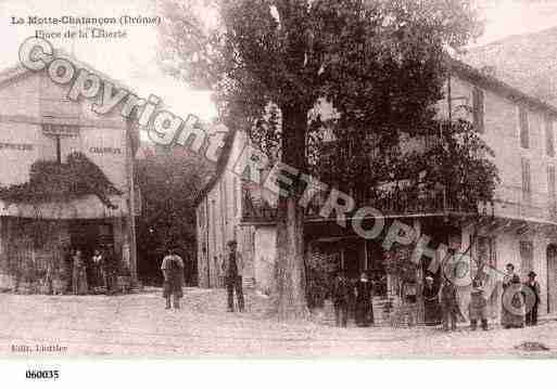 Ville de MOTTECHALANCON(LA), carte postale ancienne