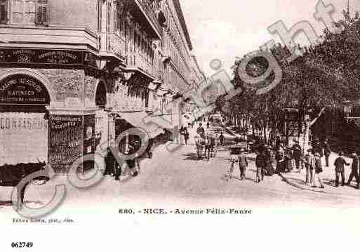 Ville de NICE, carte postale ancienne