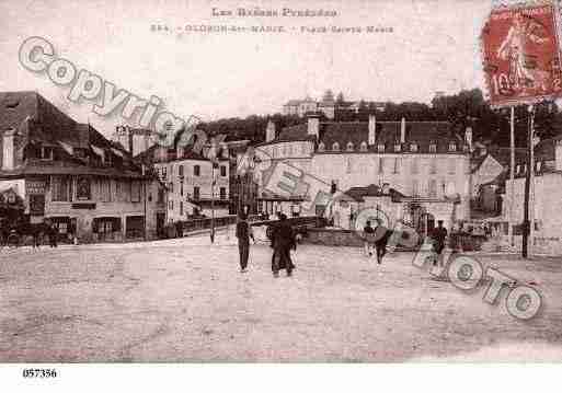 Ville de OLORONSAINTEMARIE, carte postale ancienne