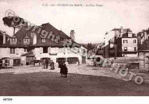 Ville de OLORONSAINTEMARIE, carte postale ancienne