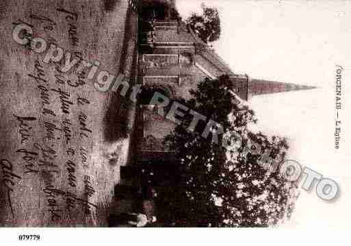 Ville de ORCENAIS, carte postale ancienne