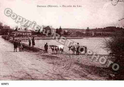 Ville de OUROUXENMORVAN, carte postale ancienne