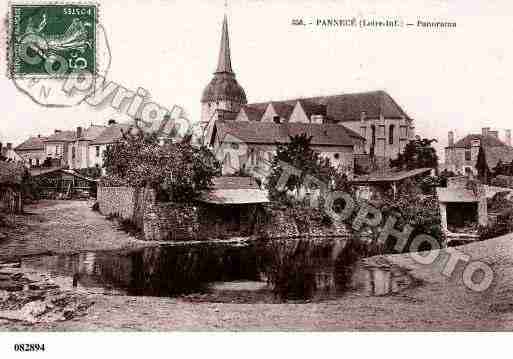 Ville de PANNECE, carte postale ancienne