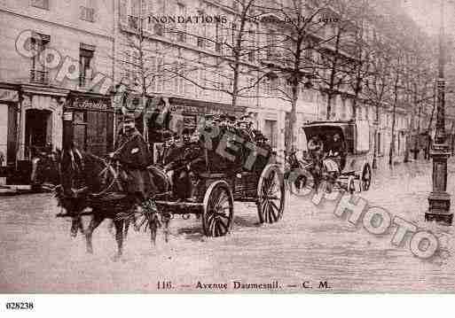 Ville de PARIS12, carte postale ancienne