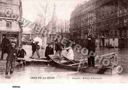 Ville de PARIS12, carte postale ancienne