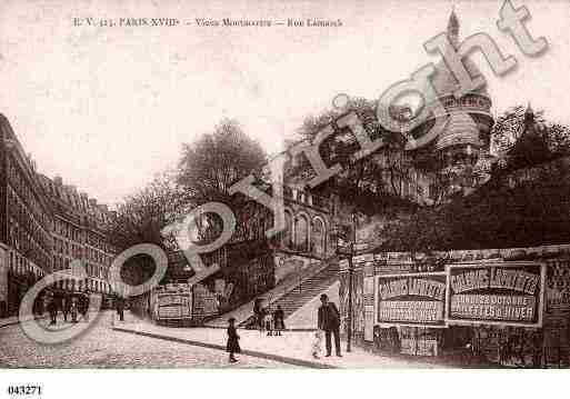 Ville de PARIS18, carte postale ancienne