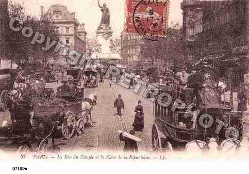 Ville de PARIS3, carte postale ancienne