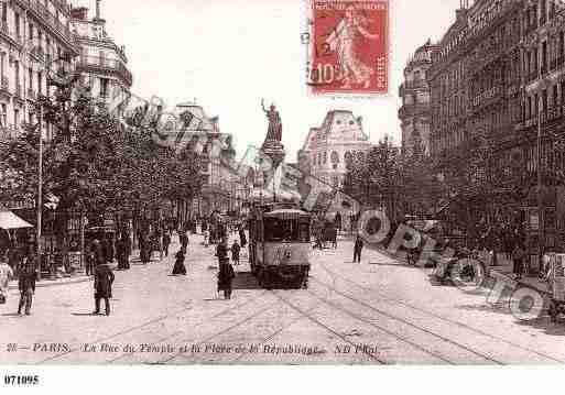 Ville de PARIS3, carte postale ancienne